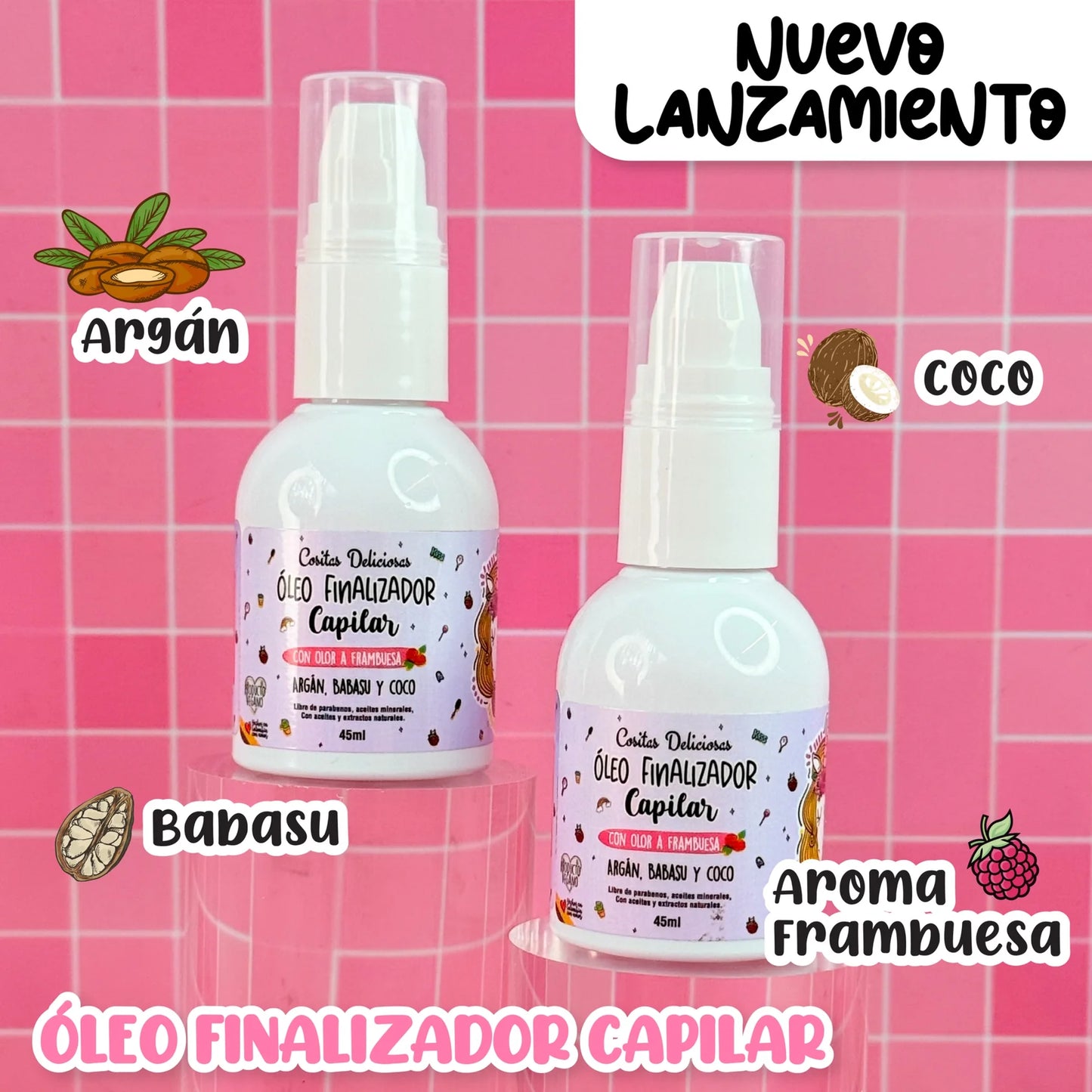 Óleo finalizador capilar 45ml