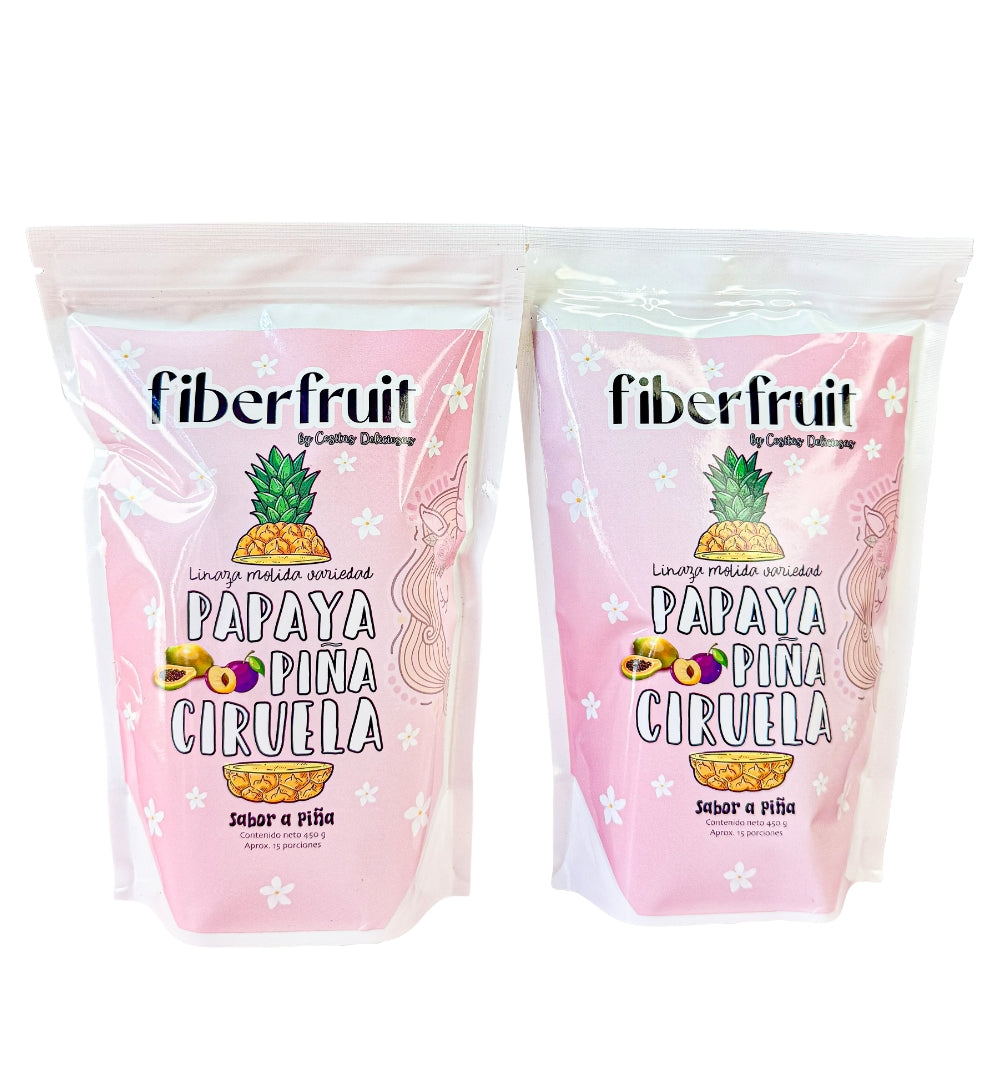 Tratamiento de 2 paquetes de Fiber fruit 450g c/1