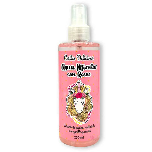 Agua micelar con rosas